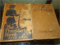 ZANE GREY THE THUNDERING HERD FIRST EDITION, ZANE