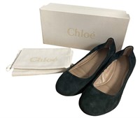 Chloe Green Flats