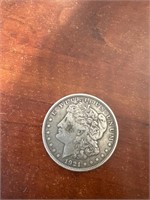 1921 liberty head silver dollar