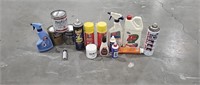 Box of Assorted House Hold, Spray Foam, Paint,