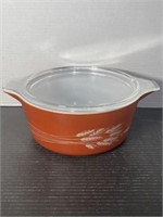 VINTAGE PYREX AUTUMN HARVEST WHEAT 2.5 L