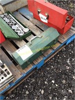 C4 wright 3/4 socket set in (green) toolbox