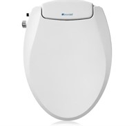 White Elongated Soft Close Bidet Toilet Seat