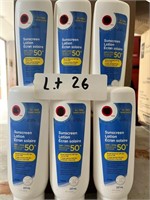 Sunscreen Lotion SPF 50+ 237ml X6 BB 5/25