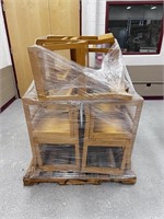 Pallet of Oak Office or Students Chairs