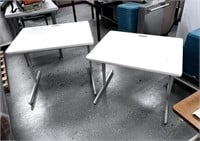 2 Laminated Computer Tables
