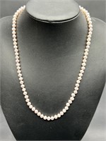 Light Pink Pearl 18in Necklace