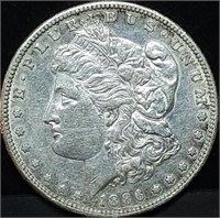 1886-S Morgan Silver Dollar, Better Date, Nice!