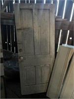 Antique Wooden Door 32.5 inches x79 inches