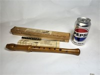 Flûte en bois vintage ADLER made in Germany, dans