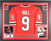 Framed Hand-Signed Bobby Hull Jersey