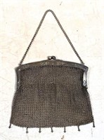Antique Mesh purse- VG condition 7"