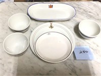 6 pieces of china D & H plate