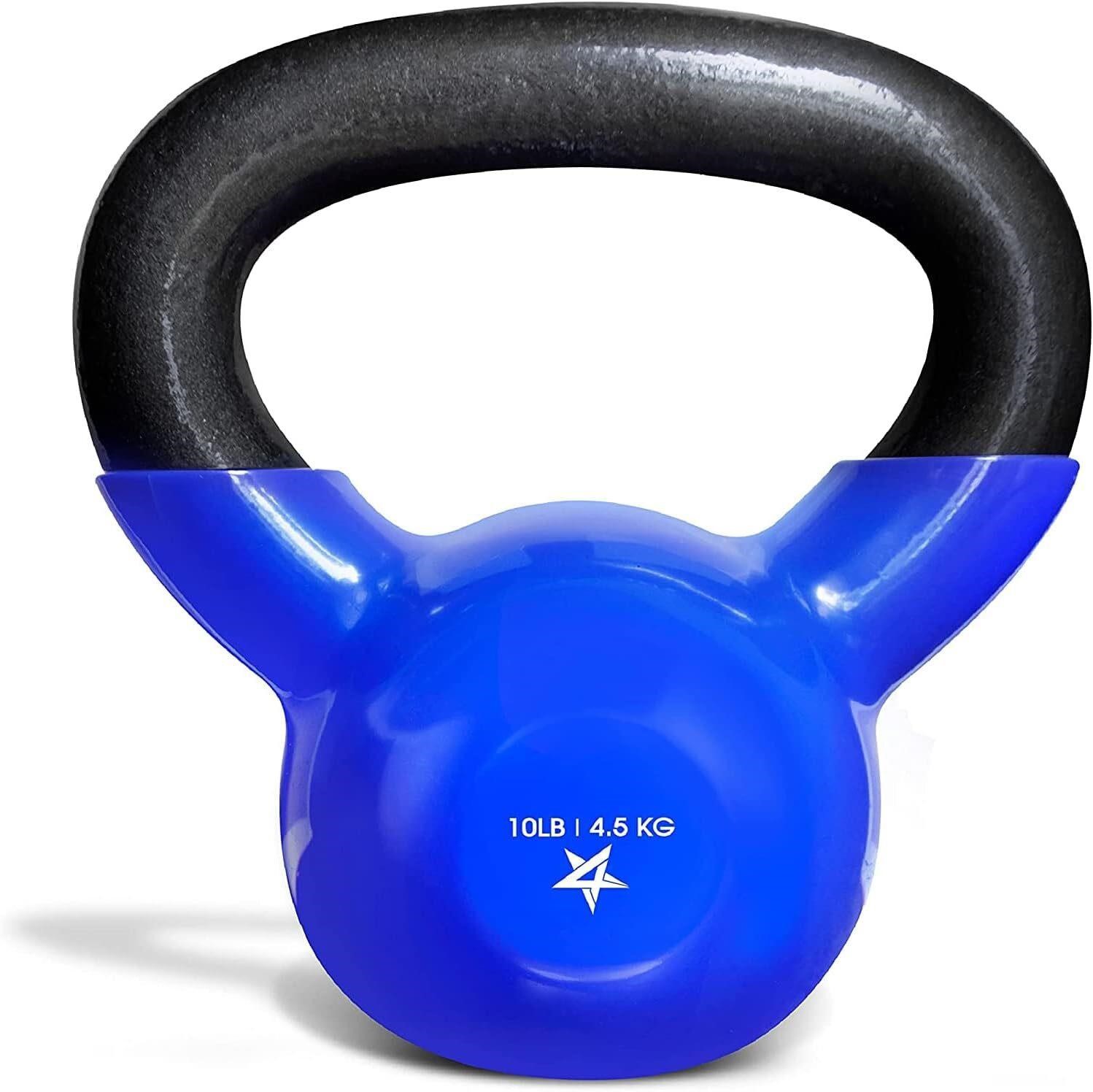 Yes4All Vinyl Coated Kettlebell  10LB