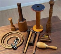 Eleven Primitive Wood Pieces
