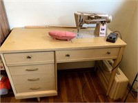 Singer Sewing Machine End Cabinet