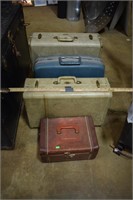 4 Pcs Vintage Luggage