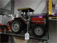 Ertl toy tractor Massey Ferguson 3070 with plow