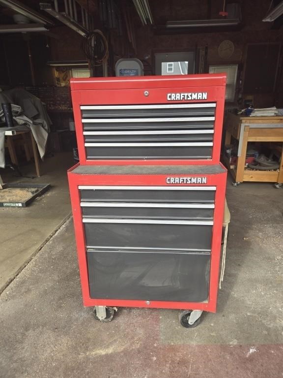 Craftsman rolling tool chest - contents not