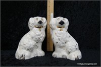 2 Beswick Pottery Staffordshire Spaniel Figurines