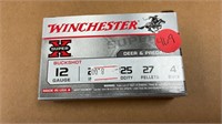 Winchester 12 gauge, 2 3/4 inch, 1325 velocity