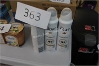 3- dove spray deodorant