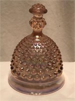 Imperial "Hobnail" Pink Art Glass Bell
