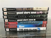 Group of Playstation 2 games