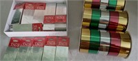 Hallmark Christmas Tags and 4 Rolls  Ribbon