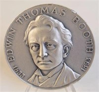 Edwin Thomas Booth Great American Silver Medal
