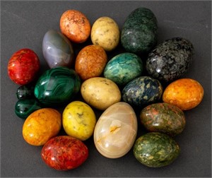 Polished Mineral and Stone Specimen Egg, 20