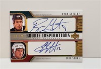 Ryan Getzlaf & Eric Stahl - Autographed card