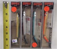 4 Rapala Fishing Lures SL-13-new in pkgs.