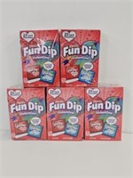 5 BOXES - FUN DIP VALENTINE CANDY - BB MARCH 2025