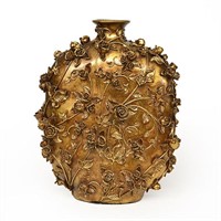 Golden Garden Jar Vase