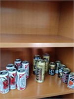 Lot of vintage cans