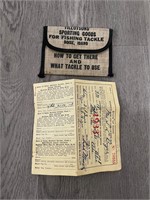 Vintage 1933 Boise Hunting Permits and Wallet