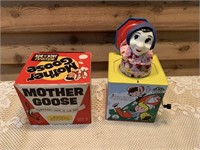 VINTAGE MOTHER GOOSE MUSICAL JACK IN THE BOX