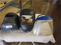 2 Welding Masks - 1 Face Shield