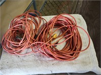 2 - 3 Prong Electric Cords - Both Have Good Ends