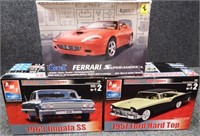 (3) Car Model Kits