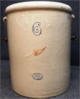 Red Wing 6-Gallon Stoneware Crock with Handles