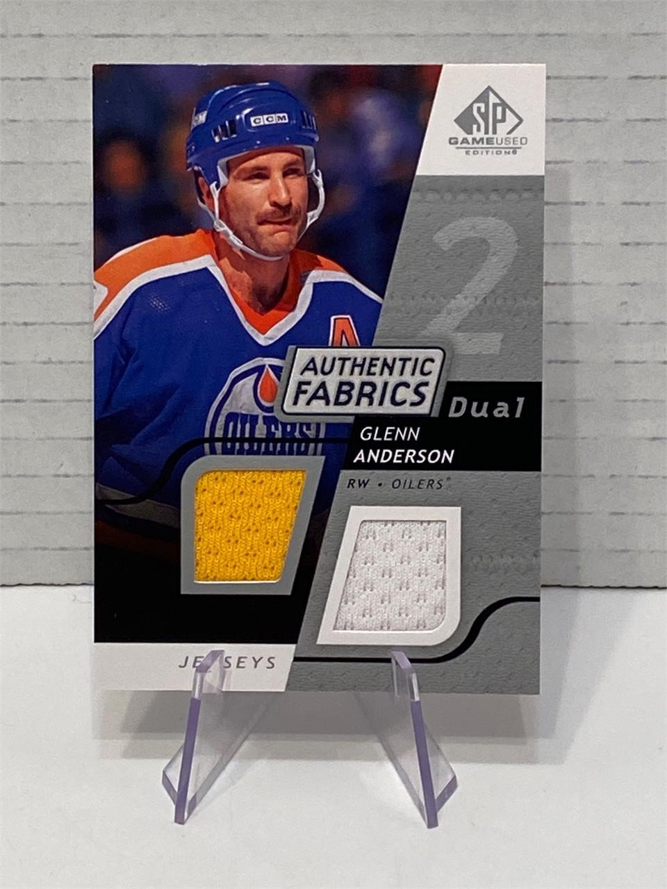 Glenn Anderson Jersey Card