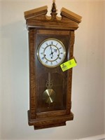 HAMILTON WALL CLOCK APPROX 13 IN W X 6 IN DEEP X 3