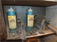 (2) 5 TON HYDRAULIC SEARS HAND JACKS, OTHER