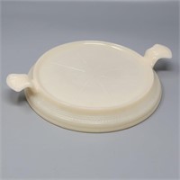 Vintage Ivory Milk Glass Fire King Pie Plate