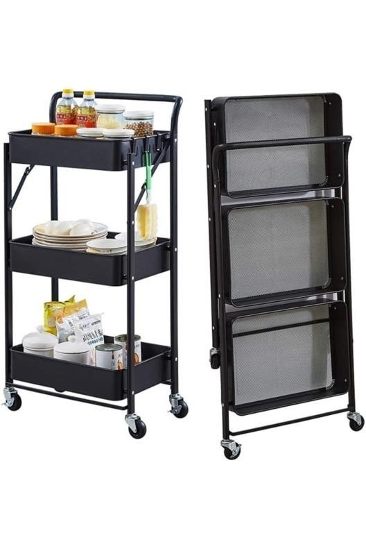 ( New ) Stable Kitchen Trolley 3-Layer Trolley