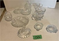 Glass dishes, extra lids