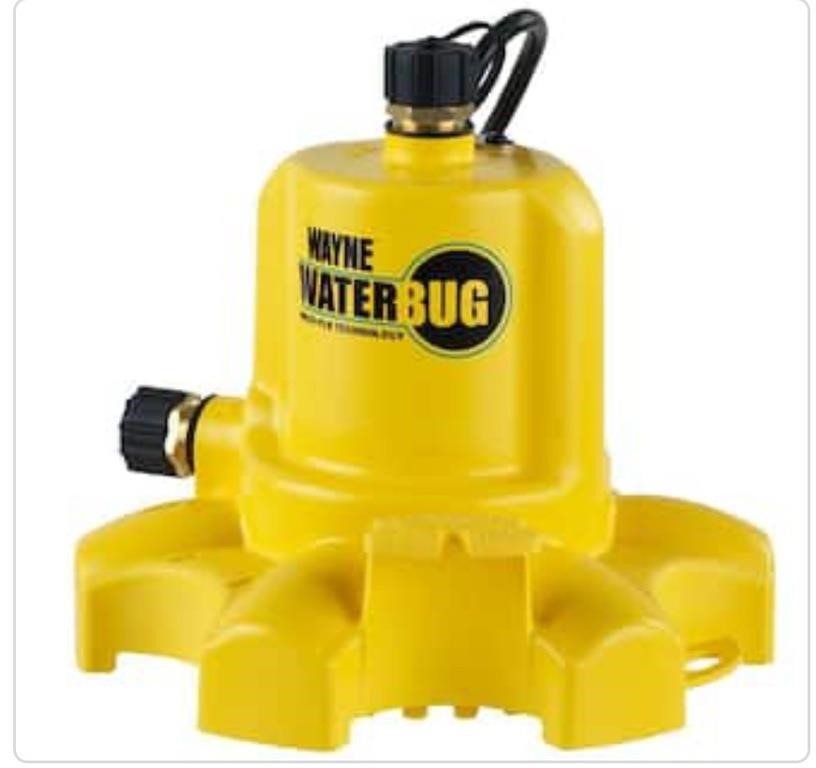 1/6 HP WaterBUG Submersible Utility Pump