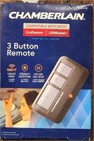 Chamberlain 3 button remote for garage opener